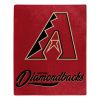 Diamondbacks OFFICIAL MLB "Signature" Raschel Throw Blanket; 50" x 60"