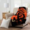 SF GIANTS OFFICIAL MLB "Walk off" Micro Raschel Throw Blanket; 46" x 60"