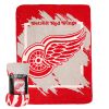 Red Wings OFFICIAL NHL "Run" Micro Raschel Throw Blanket; 46" x 60"